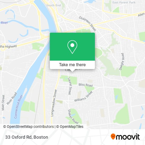 33 Oxford Rd map