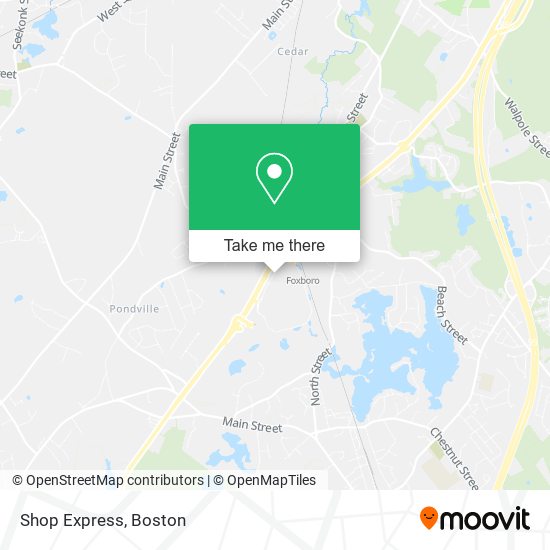 Shop Express map