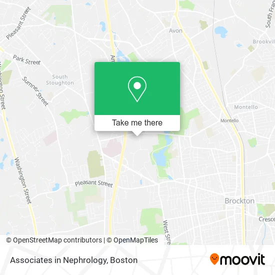 Associates in Nephrology map