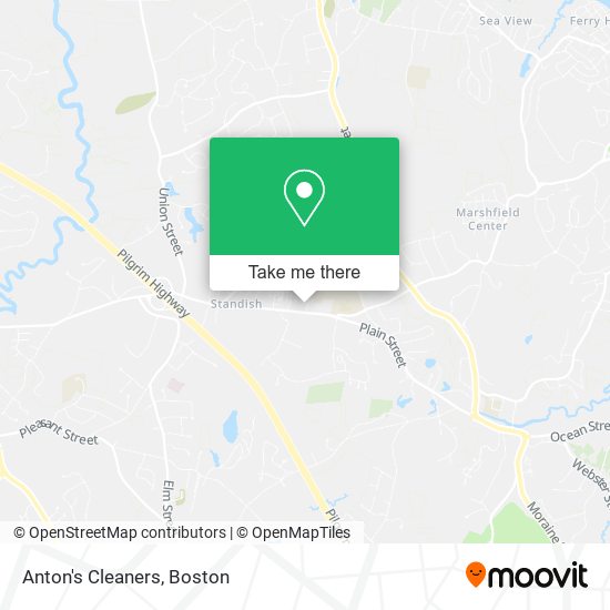 Anton's Cleaners map