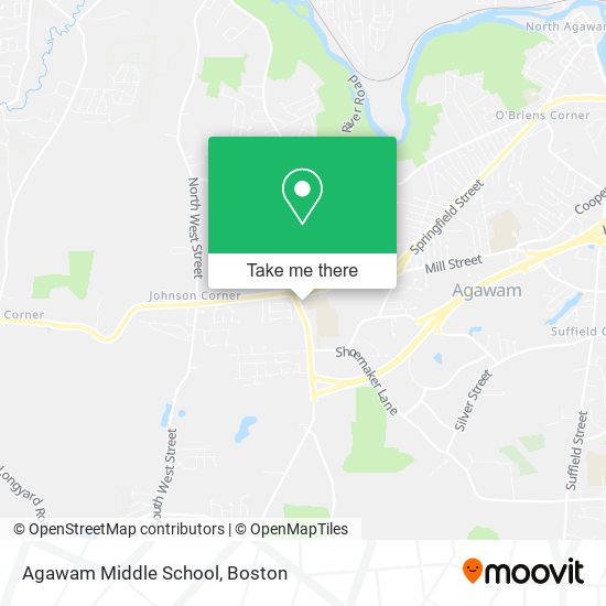Agawam Middle School map