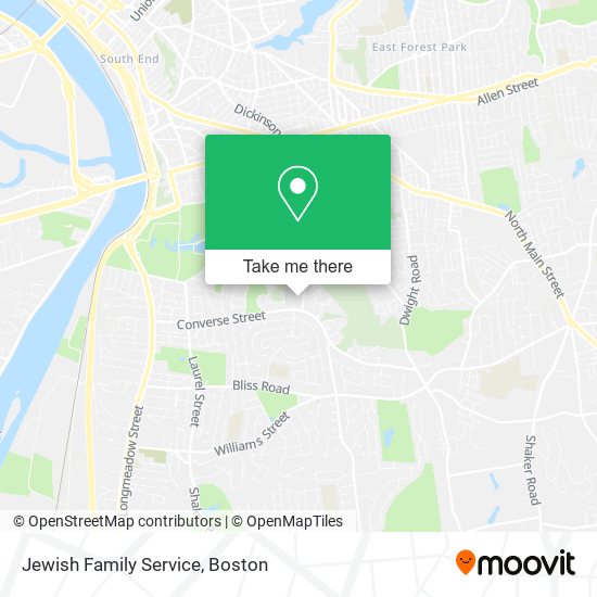 Jewish Family Service map