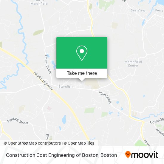 Mapa de Construction Cost Engineering of Boston