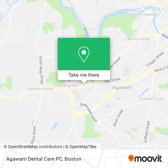 Mapa de Agawam Dental Care PC