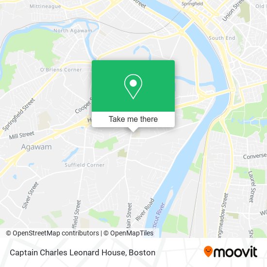 Captain Charles Leonard House map