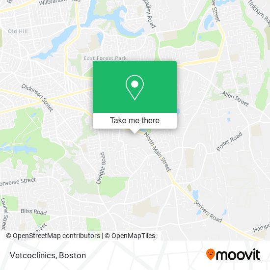 Vetcoclinics map