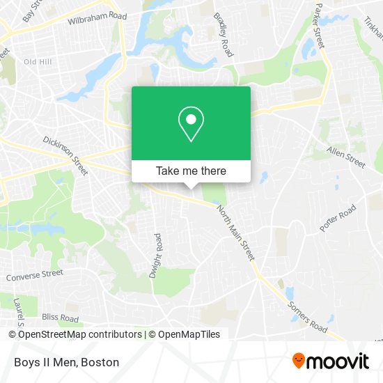 Boys II Men map