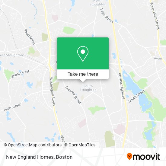 New England Homes map