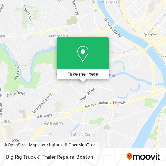Mapa de Big Rig Truck & Trailer Repairs