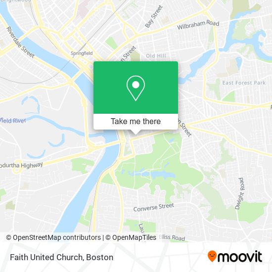 Faith United Church map