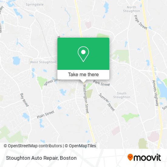 Stoughton Auto Repair map