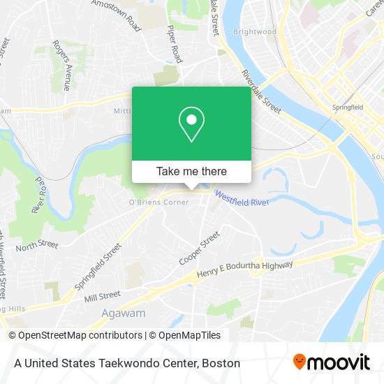 A United States Taekwondo Center map