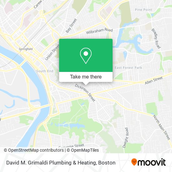 David M. Grimaldi Plumbing & Heating map