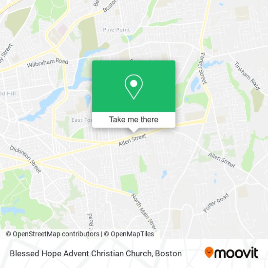 Mapa de Blessed Hope Advent Christian Church
