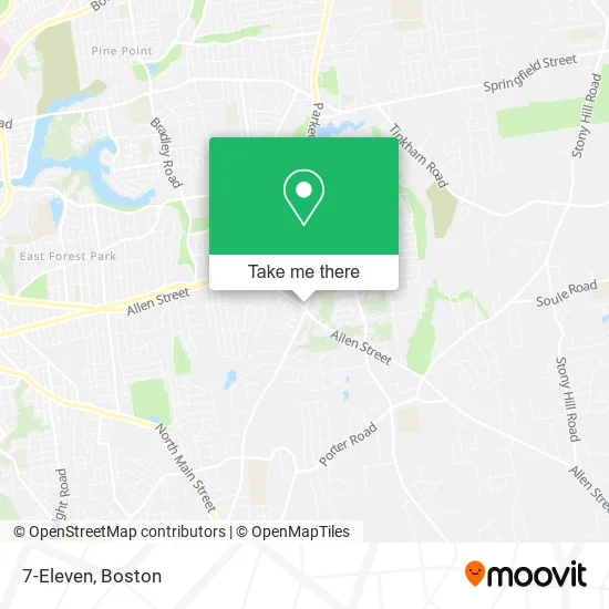 Mapa de 7-Eleven