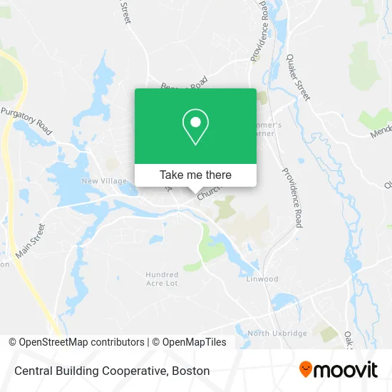 Central Building Cooperative map