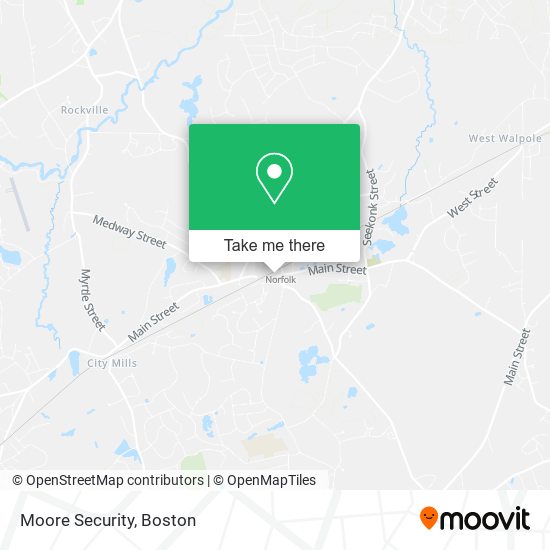 Moore Security map