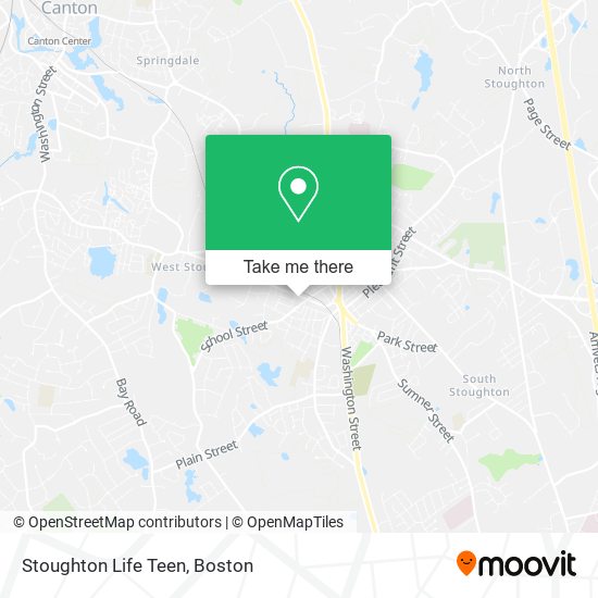 Stoughton Life Teen map