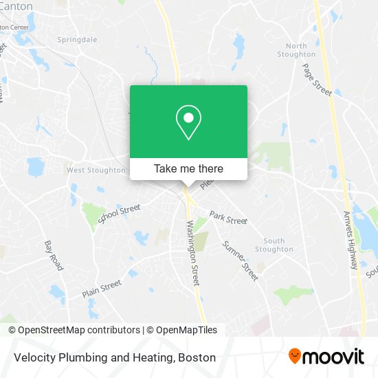 Velocity Plumbing and Heating map