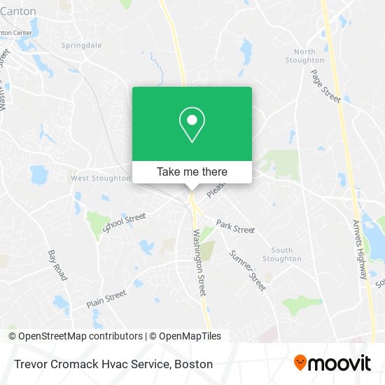 Trevor Cromack Hvac Service map