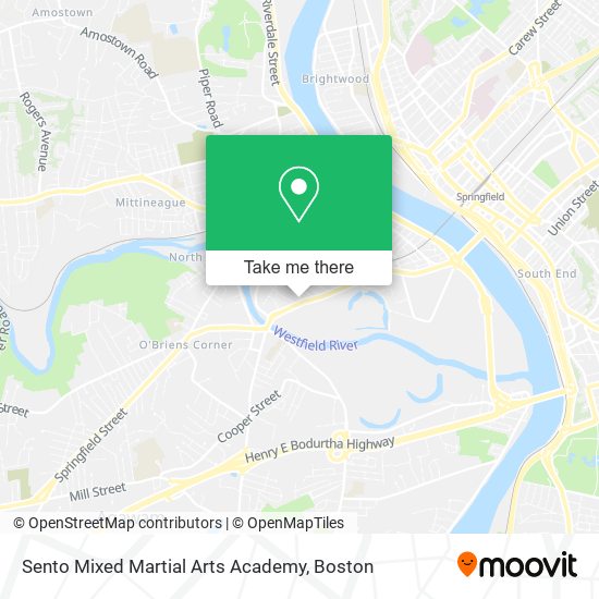 Sento Mixed Martial Arts Academy map