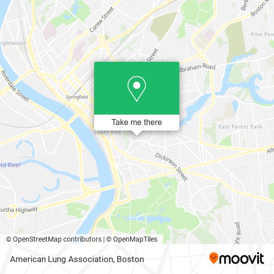American Lung Association map