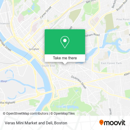 Veras Mini Market and Deli map