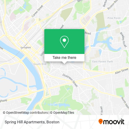 Spring Hill Apartments map