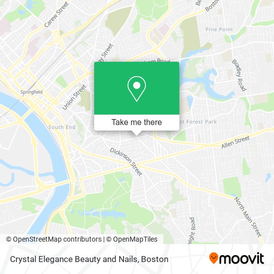 Crystal Elegance Beauty and Nails map