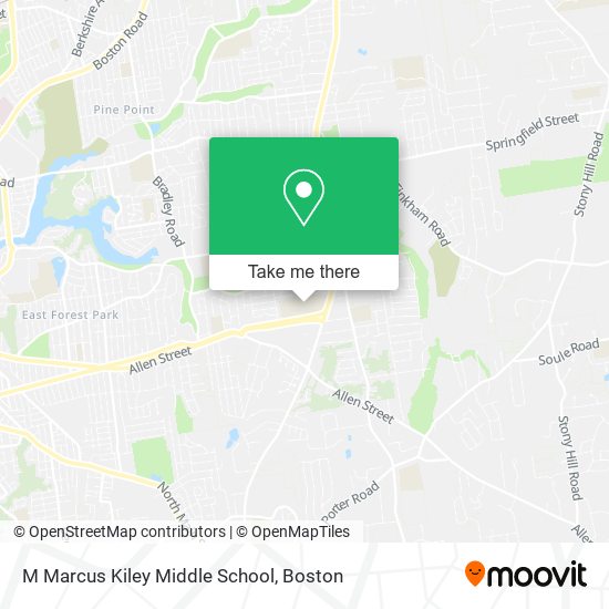 M Marcus Kiley Middle School map