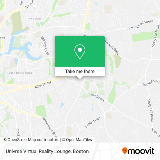 Univrse Virtual Reality Lounge map