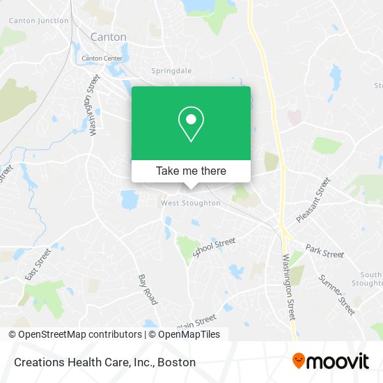 Creations Health Care, Inc. map