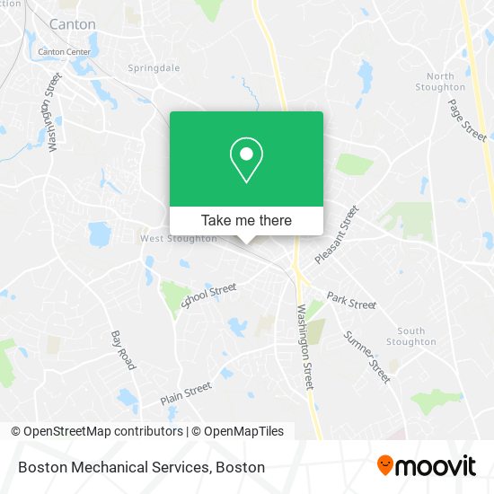 Mapa de Boston Mechanical Services