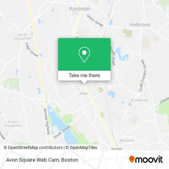 Avon Square Web Cam map