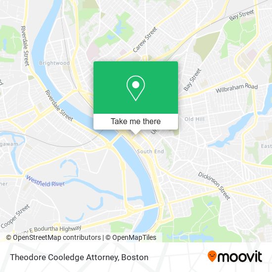 Theodore Cooledge Attorney map