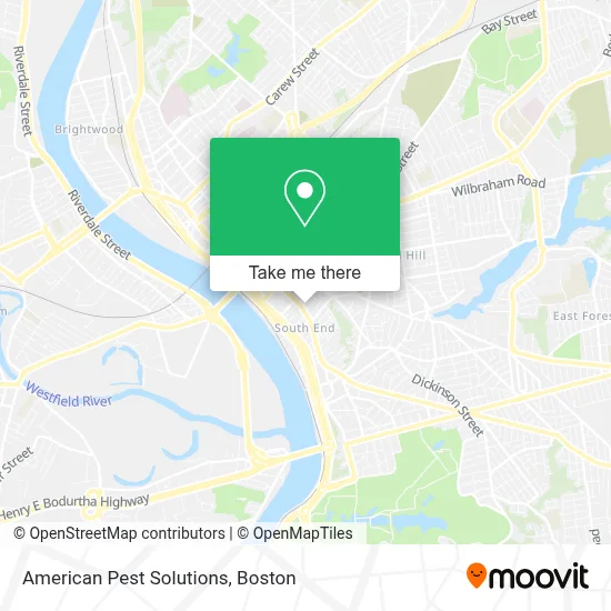 American Pest Solutions map