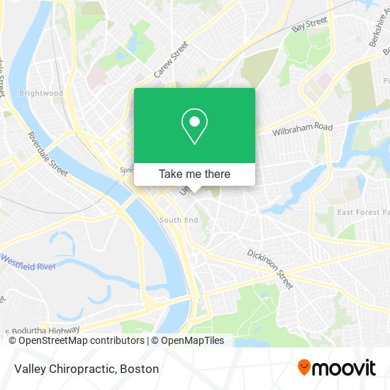 Valley Chiropractic map