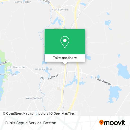 Curtis Septic Service map