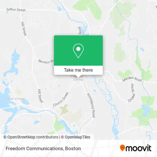 Freedom Communications map