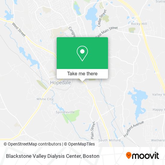 Blackstone Valley Dialysis Center map