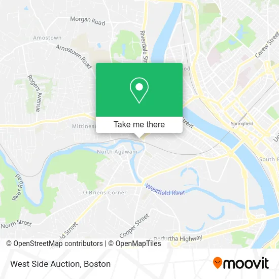 West Side Auction map