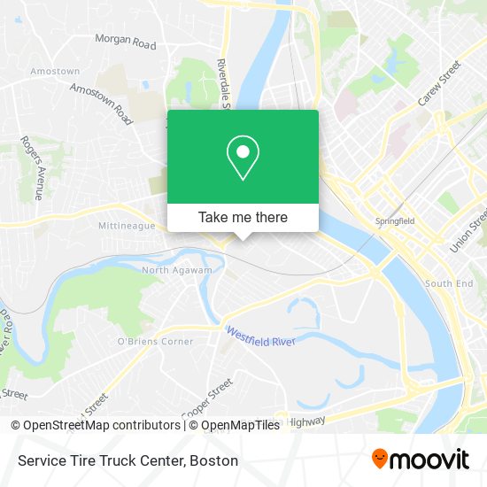 Service Tire Truck Center map