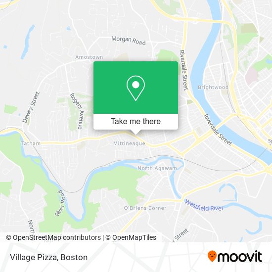 Village Pizza map