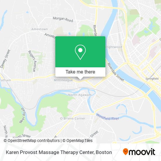 Karen Provost Massage Therapy Center map