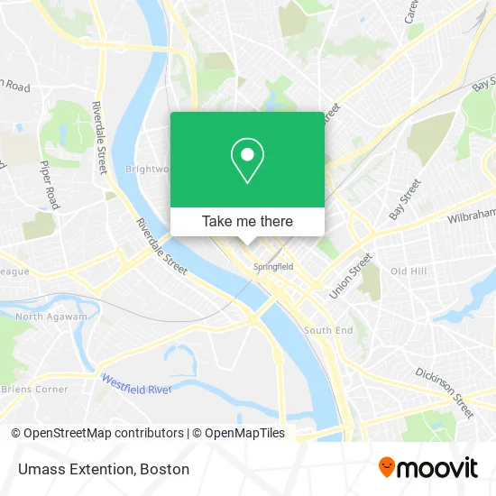 Umass Extention map