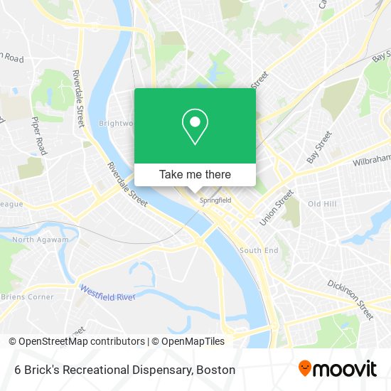 6 Brick's Recreational Dispensary map