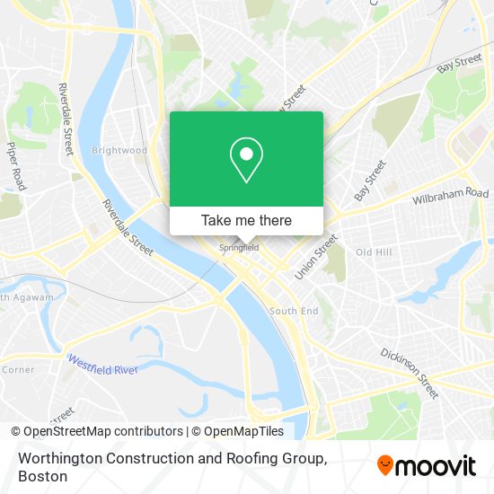 Worthington Construction and Roofing Group map