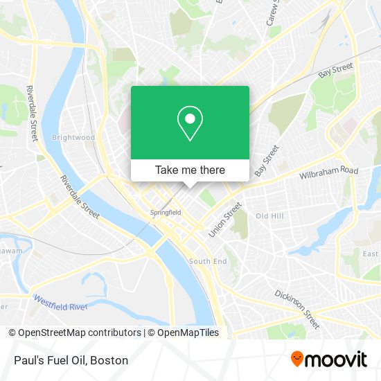 Paul's Fuel Oil map