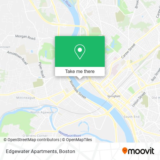 Mapa de Edgewater Apartments