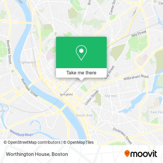 Worthington House map